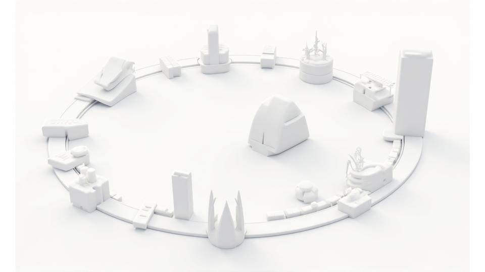 Infographie stylisée et élégante représentant les cycles de l'économie circulaire : conception, production, utilisation, réparation, réutilisation, recyclage, avec les logos de certifications éthiques pour la mode.