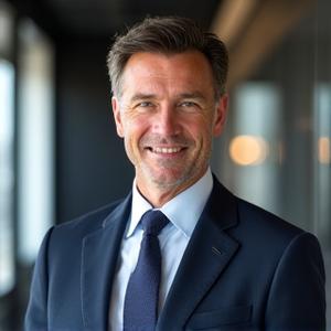 Portrait de Marc Dubois, styliste corporate
